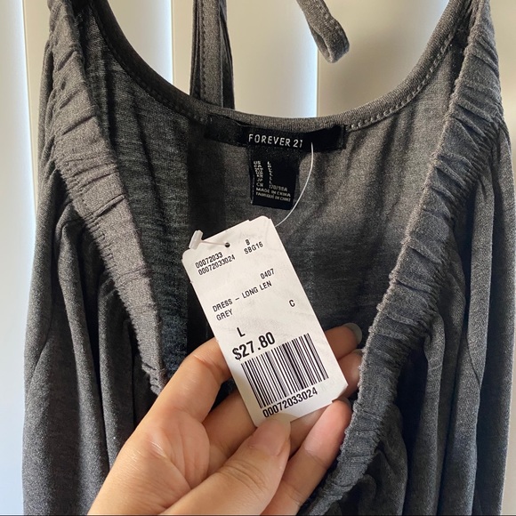 FOREVER21 ATTACHED TWO PIECE MIDI DRESS - Picture 6 of 8